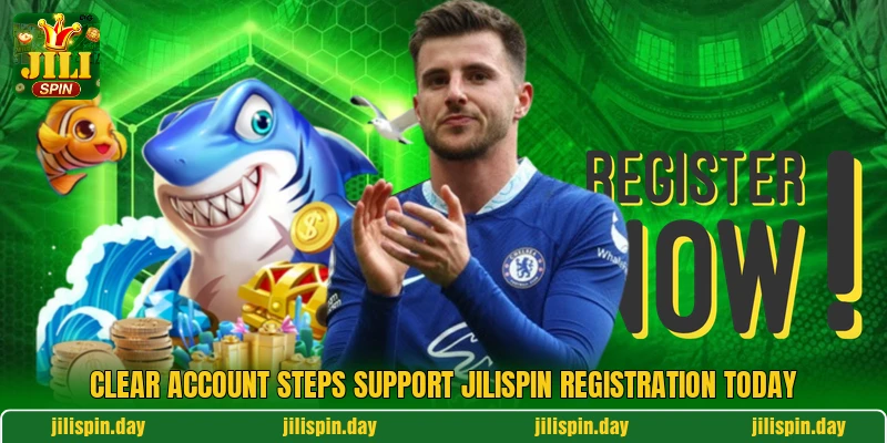 Clear account steps support JILIspin registration today Clear account steps support JILIspin registration today