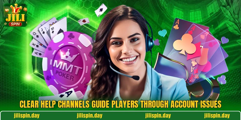 Clear help channels guide players through account issues Clear help channels guide players through account issues