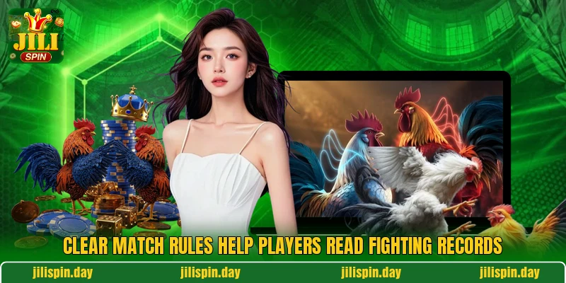 Clear match rules help players read fighting records Clear match rules help players read fighting records