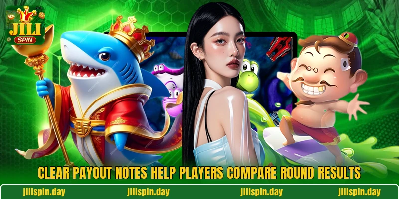 Clear payout notes help players compare round results