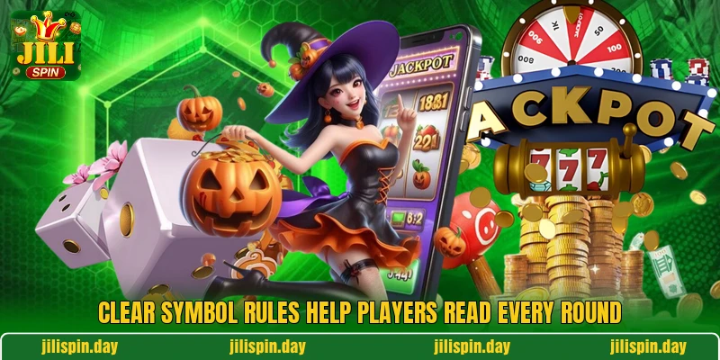 Clear symbol rules help players read every round Clear symbol rules help players read every round