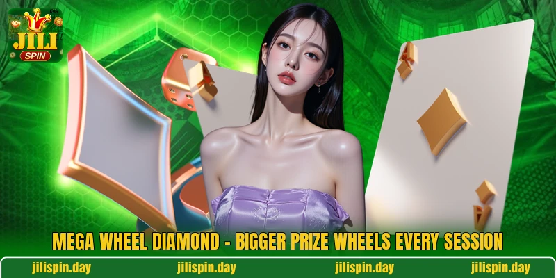 Mega Wheel Diamond - Bigger Prize Wheels Every Session