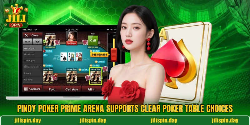 Pinoy Poker Prime Arena supports clear poker table choices Pinoy Poker Prime Arena supports clear poker table choices