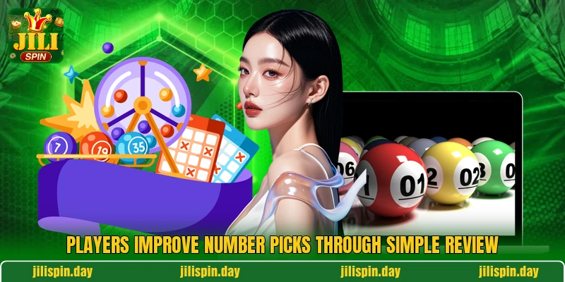 Players improve number picks through simple review Players improve number picks through simple review