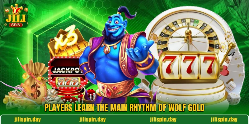 Players learn the main rhythm of Wolf Gold