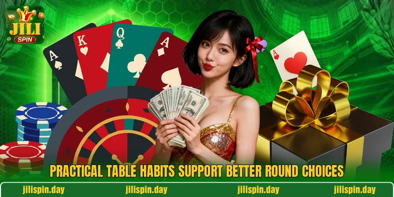 Practical table habits support better round choices