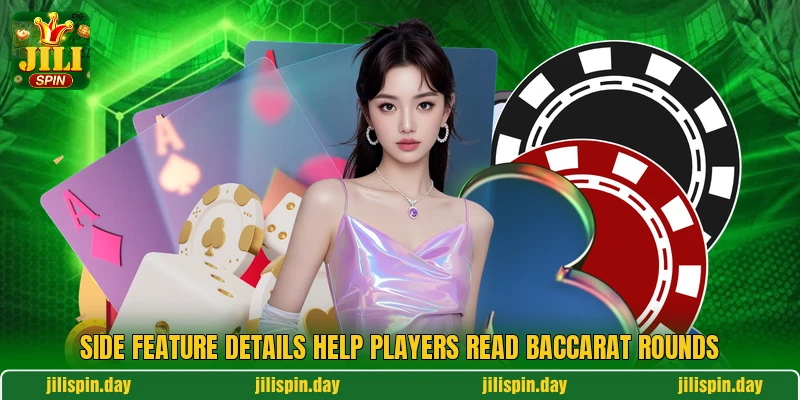 Side feature details help players read baccarat rounds Side feature details help players read baccarat rounds