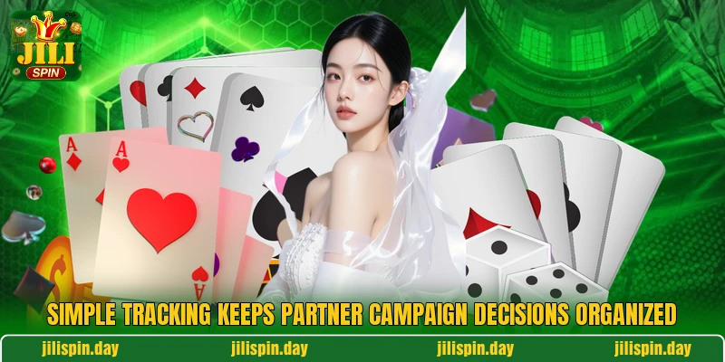Simple tracking keeps partner campaign decisions organized Simple tracking keeps partner campaign decisions organized