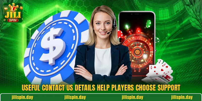 Useful contact us details help players choose support Useful contact us details help players choose support