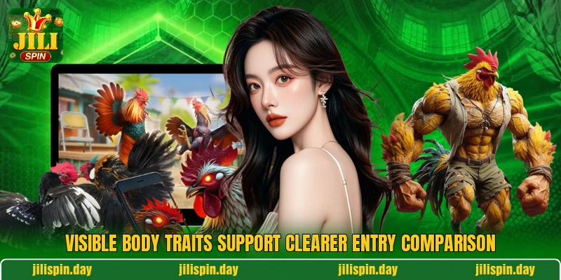 Visible body traits support clearer entry comparison Visible body traits support clearer entry comparison